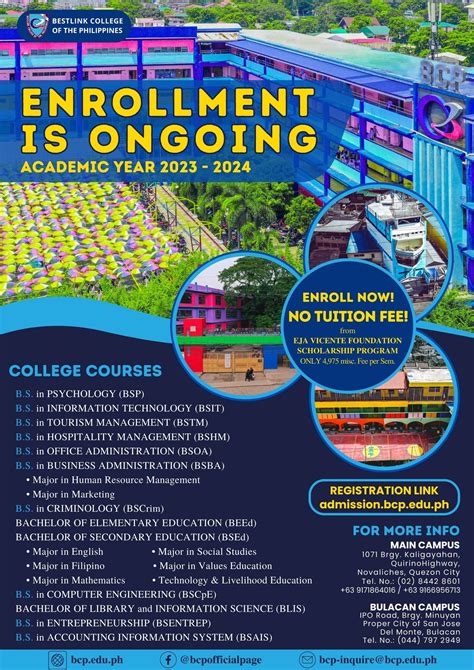 bestlink college contact number